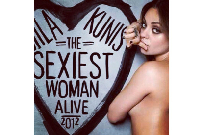 Mila Kunis, en una imagen del 2012, cuando fue elegida la mujer más sexi del 2012 por la revista 'Esquire'.-INSTAGRAM