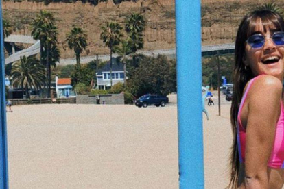 Aitana Ocaña ha vuelto a subir la foto en bikini en una playa de California por la que recibió algunas críticas.-EL PERIÓDICO (INSTAGRAM / AITANA OCAÑA)