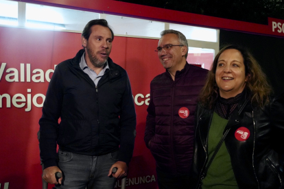 Comienzo de la campaña electoral del PSOE de Valladolid con el candidato Óscar Puente.-ICAL