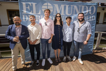 Felipe Ramos, Rodrigo de la Hera, Raúl Ruano, Alicia Calvo, Diego González y Ricardo García, de El Mundo de Castilla y León.- PHOTOGENIC