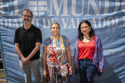 Pablo Moreno, Raquel Barbero y Silvia de la Fuente del Puente de Salud Mental.- PHOTOGENIC