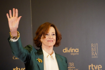 La actriz Sigourney Weaver, Goya Internacional 2024.-ICAL