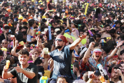 Desfile de peñas de las Fiestas de Valladolid 2023. -PHOTOGENIC/MIGUEL ÁNGEL SANTOS