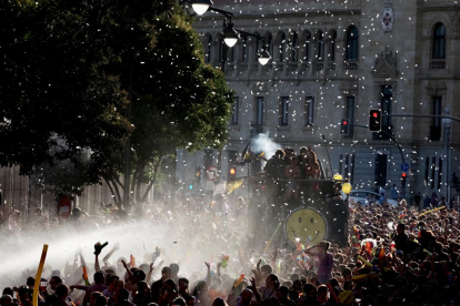 Desfile de peñas de las Fiestas de Valladolid 2023. -PHOTOGENIC/MIGUEL ÁNGEL SANTOS