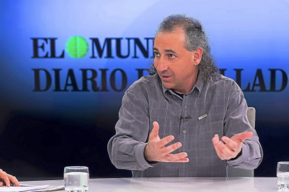 Jesús Manuel González Palacín durante ‘La Quinta Esquina’, programa emitido en La 8 Valladolid.-PHOTOGENIC / PABLO REQUEJO