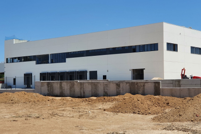 Construcción del centro logístico de Amazon en Valladolid. PHOTOGENIC/PABLO REQUEJO
