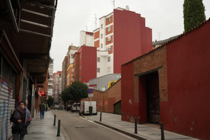Calle Santa Lucía de Valladolid en la actualidad. -J.M. LOSTAU