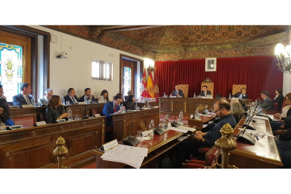 Pleno de la Diputación de Valladolid en sesión ordinaria del 24 de febrero de 2023 - EUROPA PRESS