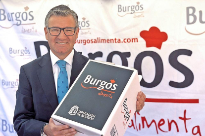 José Antonio Yagüe en un acto de promoción de los productos de Burgos.-ARGICOMUNICACIÓN
