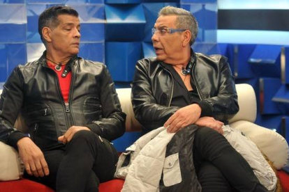 José y Juan Salazar, Los Chunguitos, en un momento del programa 'Gran hermano vip'.-