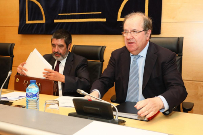 Comparecencia del Presidente de la Junta, Juan Vicente Herrera, en la comisión de las cajas.-PABLO REQUEJO / PHOTOGENIC
