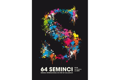 Cartel del diseñador Toni Pontí de la 64º edición de la SEMINCI-SEMINCI