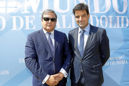 Salvador Jorge de Alba (Banco España Duero) y Manuel Rubio (director territorial España Duero).