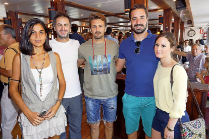 Cristina Llorente, Gabriel Zanetti, Pablo Zanetti, Carlos Romo y Mireya Calzado (Club Lasa Sport).