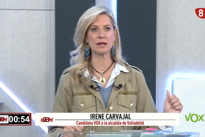 Minuto de oro de Irene Carvajal (Vox). La 8 Valladolid