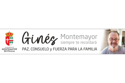 Mensaje del alcalde de Montemayor en honor a Ginés. E.M.