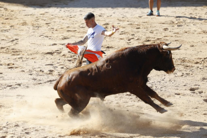 Segundo encierro de las fiestas de Peñafiel 2023 .-PHOTOGENIC