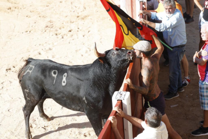 Segundo encierro de las fiestas de Peñafiel 2023 .-PHOTOGENIC