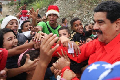 El presidente de Venezuela, Nicolás Maduro en un acto público.-EFE