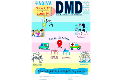 Cartel elaborado por ADIVA con motivo del Día Mundial de la Diabetes - ADIVA