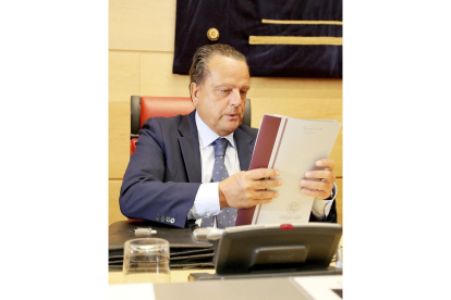 El presidente del Consejo de Cuentas de Castilla y León, Mario Amilivia.- ICAL