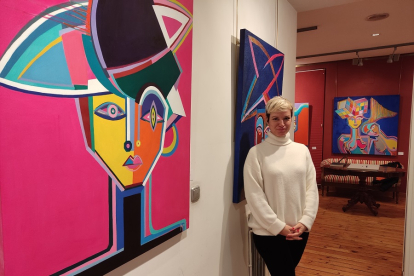 Cristina Krab en la Galería Rafael. | E. M.