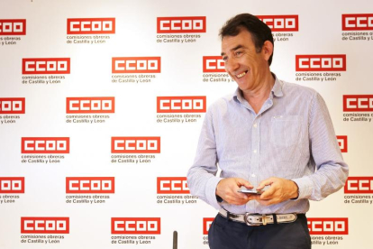El secretario general de CCOO Castilla y León, Ángel Hernández-ICAL