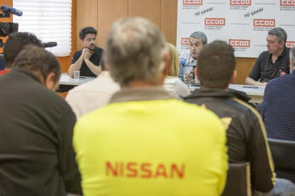 El Comité de Empresa de Nissan celebra una rueda de prensa-ICAL