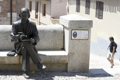 Paseo José Zorrilla en la localidad burgalesa de Lerma .-ICAL