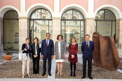 La consejera de Cultura y Turismo de Castilla y León, María Josefa García Cirac, preside la reunión del grupo de trabajo de turismo de la Macroregión de Regiones del Sudoeste Europeo (RESOE)-ICAL