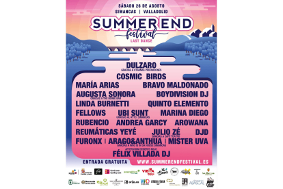 Cartel al completo del Summer End Festival. -E.M.