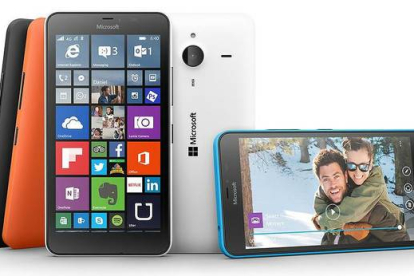 El Lumia 640 de Microsoft.-