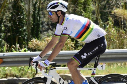 Alejandro Valverde en la Vuelta de Cataluña.-