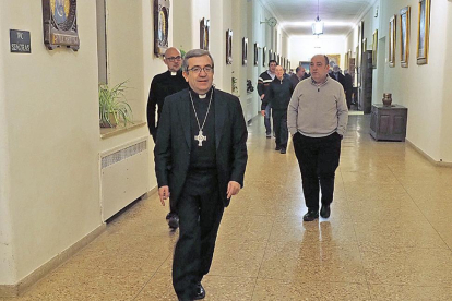 Luis Argüello, obispo auxiliar de Valladolid, en el encuentro del año pasado.-EM