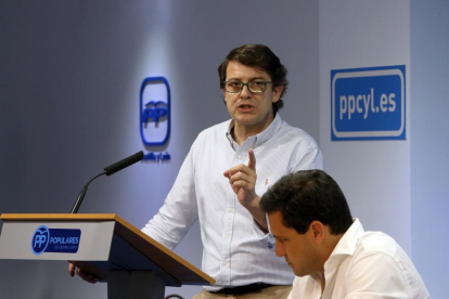 El presidente del PP de Castilla y León, Alfonso Fernández Mañueco, clausura el Comité Ejecutivo Autonómico-ICAL