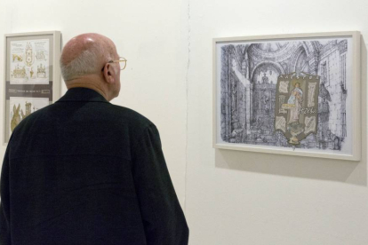 Inauguración de la exposición 'Corazón asidero:Teresa de Jesús' del dibujante y crítico de arte Rafael Cid.-ICAL