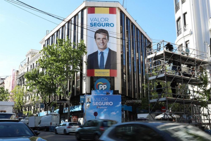 Sede del Partido Popular en la calle Génova de Madrid.-EUROPA PRESS