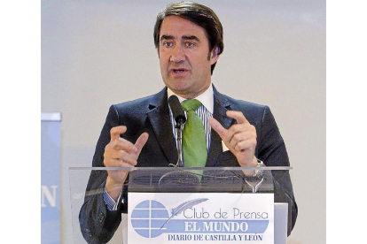 Juan Carlos Suárez-Quiñones, durante la clausura.-J. M. Lostau