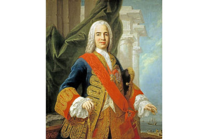 Retrato del Marqués de la Ensenada realizado por Jacopo Amigoni en 1750.-