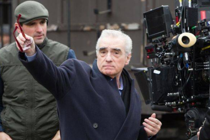 Martin Scorsese, durante el rodaje de la película 'Hugo'.-Foto: AP / JAAP BUITENDIJK