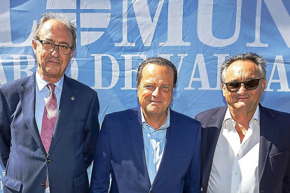 Miguel Ángel Jiménez, Mario Amilivia y Emilio Melero.