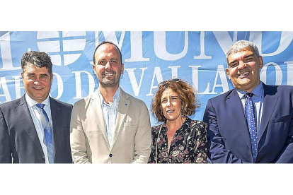 Manuel Fernández, Javier Alonso, María José Gutiérrez y Antonio Ferreras.