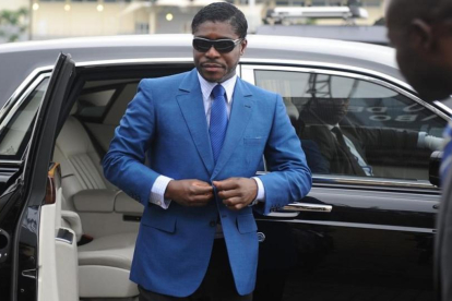 Teodoro Nguema Obiang Mongue, Teodorín, en una foto del 2013 en Malabo.-AFP / JEROME LEROY