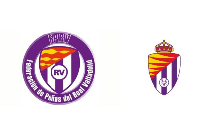 Escudo de la FPRV y del Real Valladolid. / E. M.