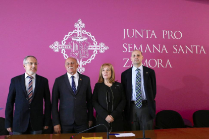 Juan Pablo Álvarez, Jerónimo García Bermejo, Isabel García Prieto y Emeterio Aliste.-ICAL
