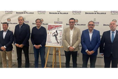 Fernando Sánchez,Samuel Puente, José Andrés Sanz, Javier González, José Ignacio Hernández y Oscar Castañeda./ G.V.