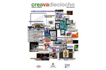 Cartel promocional CreaVa18-@Creart_VLL
