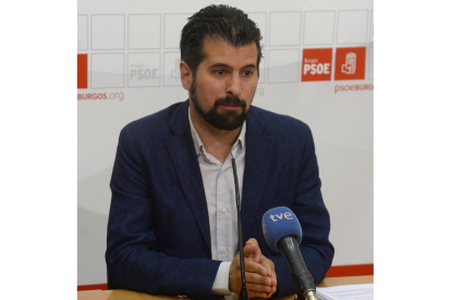 El secretario general del PSOECyL y portavoz en las Cortes, Luis Tudanca-ICAL