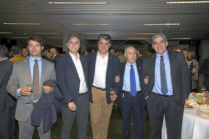 Jesús Sanz, Óscar García, Manuel Fernández, José Ramón Perán y Antonio