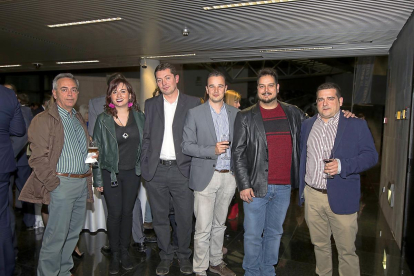 Sara Martín, Jaime Fernández, Luis Santos, Jorge Moratinos y Eduardo Fernández. J.C. CASTILLO